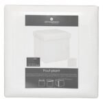 OPVOUWBARE POEF EZZIO WIT BONT - Afbeelding 5