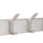 HAAK 4 STANGEN ZINY L. 45 X B. 6,5 X H. 10 CM ZILVER - Afbeelding 3