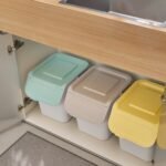 OPEN PRULLENBAK MET DEKSEL 20 L VAN KUNSTSTOF - Afbeelding 31