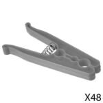 Pack of 48 large clothes pegs - Afbeelding 2