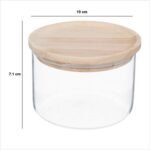 Hermet jar 0.33 l glass and wood - Image 4