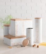 Scandi Edition metal coffee pod tin with embossed details - Afbeelding 2