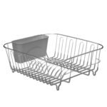 Retro Color metal and grey PVC dish drainer
