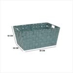 SCHUIN MAND LISE L. 38 X B. 26 X H. 18 CM GROENE POLYESTER - Afbeelding 4