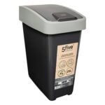Plastic bin with 2-way opening lid 25 l - Afbeelding 8