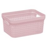 Scandi pink storage basket 17 l