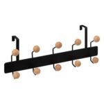 DEURKAPSTOK MET KNOPPEN - 10 HOUTEN KNOPPEN
