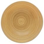 White bamboo salad bowl diam 30 cm - Image 2
