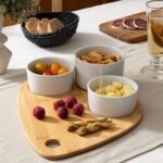 4-DELIGE APERITIEFSET BAMBOE WIT - Afbeelding 9