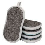 MICROFIBER SCRUBBING SPONGE X5