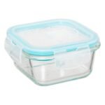 Set of 3 Clipeat large square glass containers - Afbeelding 5