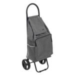 Nomade grey metal 2-wheel shopping trolley