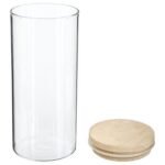 Hermet glass and wood jar 1.3 l - Afbeelding 3