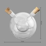 Round glass salad dressing bottle 0.5 l - Image 4