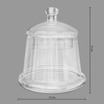 Fancy glass jar for chocolates 0.4 l - Afbeelding 6