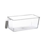 Small fridge storage box with handle