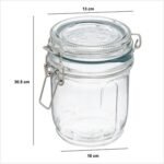 Set of 3 Jarro jars 0.5 l transparent glass - Image 5