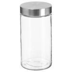 Nixo glass and stainless steel jar 1.7 l