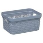 Scandi grey storage basket 17 l