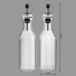 Set of glass oil and vinegar bottles 0.16 l - Afbeelding 4