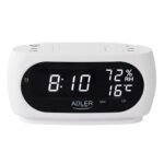 LED clock with thermometer