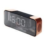 Wireless alarm clock with radio