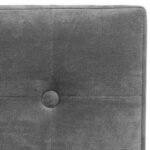 OPVOUWBARE POEF LYSANDRE GRIJS FLUWEEL - Image 3