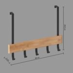 NATUREO ZWART HANDDOEKREK - Afbeelding 6