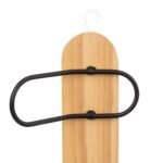 HOUTEN KAPSTOK MET 6 METALEN HAKEN - Afbeelding 3