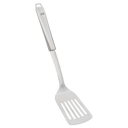 Silver precision stainless steel spatula