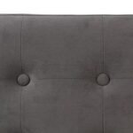 OPVOUWBARE POEF DUBBEL LYSANDRE GRIJS FLUWEEL - Image 3