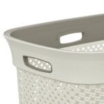 LAUNDRY BASKET 45L LIN PURL - Afbeelding 2