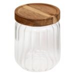 POT GLAS 500 ML HARMONY D. 9 X H. 12,3 CM ACACIA DEKSEL
