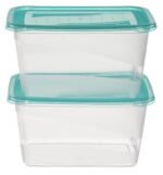 Set of 5 Fresh & Freeze rectangular PE boxes 0.5 l - Afbeelding 6