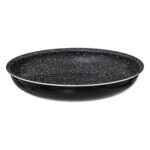 Pressed aluminium frying pan without removable handle 24 cm