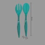 SQUARE 2-DELIGE PETROLBLAUWE SLABESTEKSET PS - Image 5