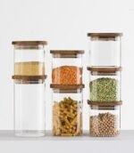 Hermet square glass and acacia jar 0.6 l - Afbeelding 7