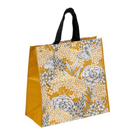 Butterfly patterned shopping bag