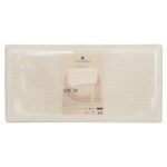 DUBBELE VOUWPOEF ARUM GERIBD 76 X 38 CM IVOOR - Image 7