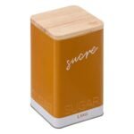 Color Edition metal caster sugar tin with embossed details