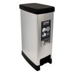 SLANKE 40L GRIJZE KUNSTSTOF AFVALBAK - Afbeelding 7