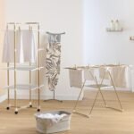 Bara wood-effect winged clothes airer 13 m - Image 7
