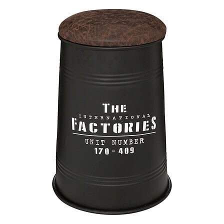 POEF BIDON JOAO ZWART METAAL