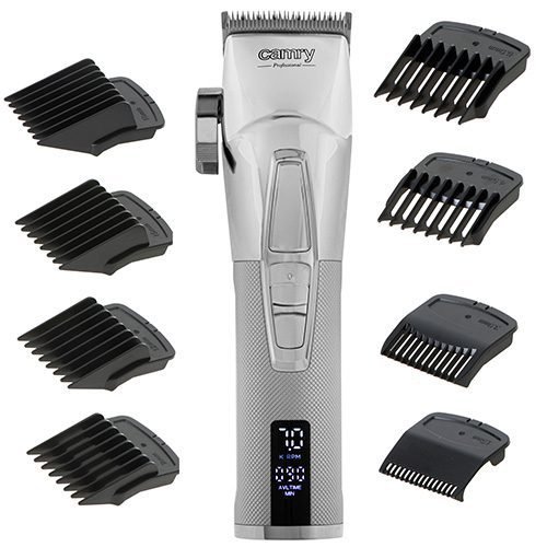 Premium metallic hair clipper with LCD