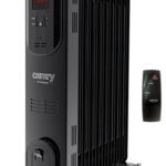 Oil-filled LED radiator with remote control 9 ribs