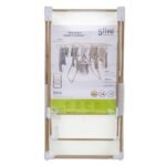 Bara wood-effect winged clothes airer 13 m - Image 5