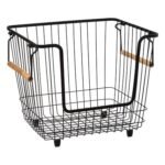 Blackwood metal stacking basket size L