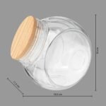 Tilting glass and pine candy jar 1.55 l - Image 4