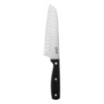 Essentiel black ABS Santoku knife