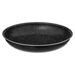 Pressed aluminium frying pan without removable handle 30 cm